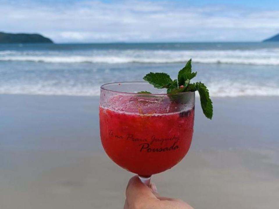 To Na Praia Juquehy Pousada Juquei Kültér fotó